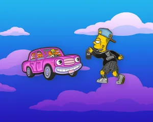 Bart Simpson For Stoned Cartoon Theme Wallpaper