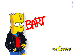 Bart Simpson Michael Jackson Look Wallpaper