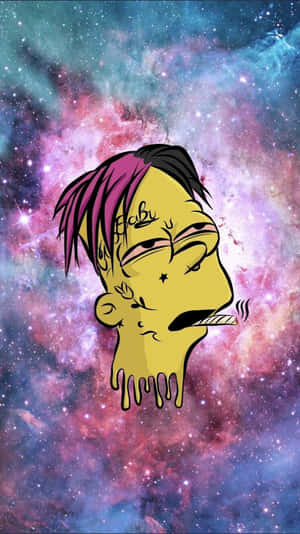 Bart Simpson Weed Effect Wallpaper