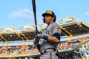 Baseball Player Preparation Moment Wallpaper