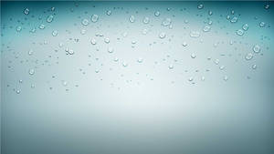 Basic Rain Blue-green Wallpaper