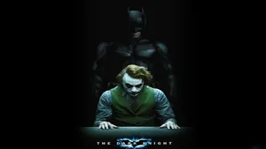 Batman About To Interrogate Joker Dark Knight Hd Wallpaper