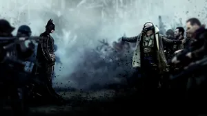 Batman And Bane Clash In The Dark Knight Wallpaper
