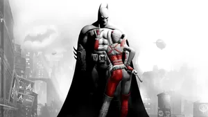 Batman And Harley Quinn Join Forces To Eliminate Evil. Wallpaper