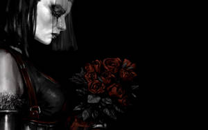 Batman Arkham City Red Roses Wallpaper