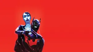 Batman Beyond Fights Inque With Power And Courage In A Race Against Time. Wallpaper