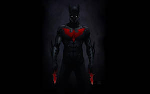 Batman Beyond Rises As A Warrior Of Justice Wallpaper