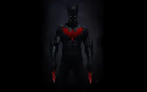 Batman Beyond Rises As A Warrior Of Justice Wallpaper