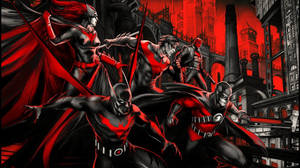 Batman Beyond (terry Mcginnis) And His Allies Wallpaper