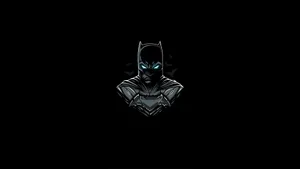 Batman Logo On A Black Background Wallpaper