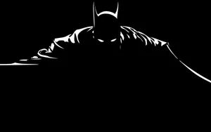 Batman Pure Black Wallpaper