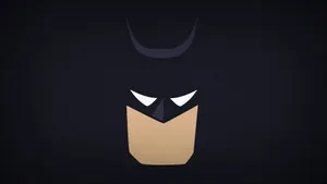 Batman Shows Off His Signature Stance And Moves In The Animated Cartoon. Wallpaper