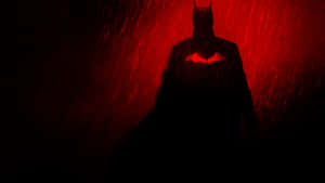 Batman Standing In Heroic Pose Wallpaper