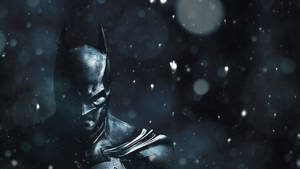 Batman White Bubble Bokeh 4k Wallpaper