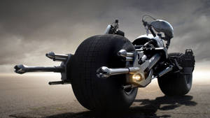 Batmobile Motorcycle In The Road Wallpaper