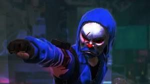 Battle Stance Blue Criminal Bundle Character Wallpaper