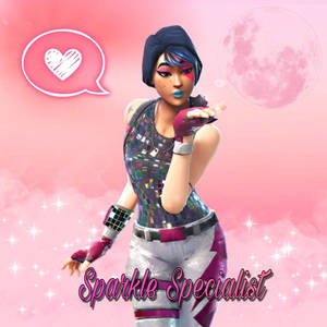 Battle Your Friends In Style With The Sparkle Specialist Outfit In Fortnite Battle Royale Wallpaper