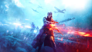 Battlefield 5 4k Hanna In Battle Wallpaper