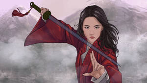 Be A Warrior, Be Strong Like Mulan. Wallpaper