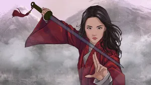 Be A Warrior, Be Strong Like Mulan. Wallpaper