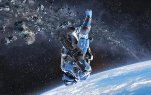 Be Brave And Enjoy The Beauty Of Outer Space Wallpaper