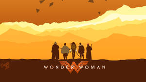 Be Brave Like Wonder Woman Wallpaper