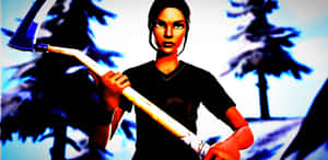 “be The Poised Playmaker And Enjoy The Thrills Of Fortnite!” Wallpaper