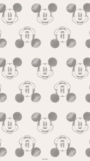 Be Your Own Mickey Mouse By Getting Your Own Black Mickey Mouse Phone! Wallpaper