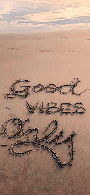 Beach Good Vibes Only Wallpaper