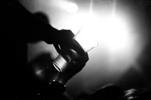 Beaker With Shadow Wallpaper