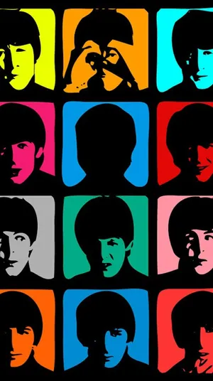 Beatles Aesthetic Art Wallpaper