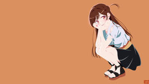 Beautiful Chizuru From Rent A Girlfriend Anime Series Wallpaper
