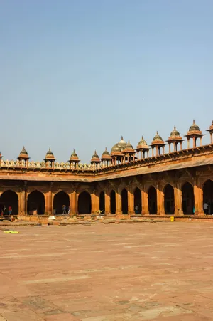 Beautiful Design Of Fatehpur Sikri Wallpaper