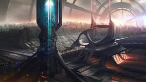 Beautiful Futuristic City Wallpaper