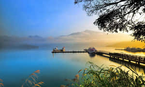 Beautiful Lake Sun Moon In Taiwan Wallpaper