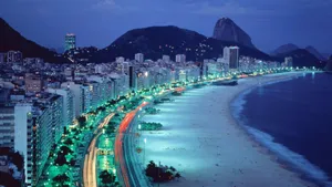 Beautiful Miami Beach At Sunset Wallpaper