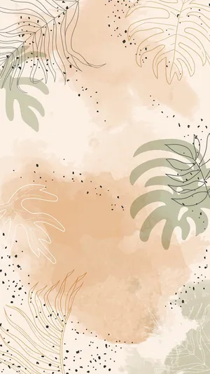 Beautiful Muted Aesthetic Abstract Art Wallpaper