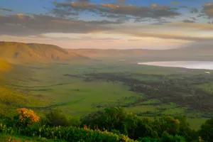 Beautiful Scenery Of Northern Tanzania Ngorongoro Crater Wallpaper