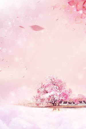 Beautiful Spring Peach Blossom Tree Wallpaper
