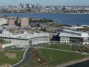 Beautiful View Of The University Of Massachusetts Boston Campus Wallpaper