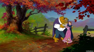 Beauty And The Beast Autumn Wallpaper
