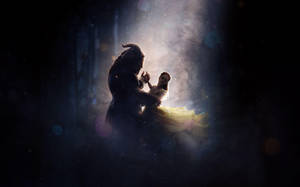 Beauty And The Beast Dancing Wallpaper