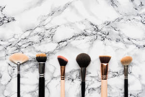 Beauty Salon Makeup Tools Wallpaper