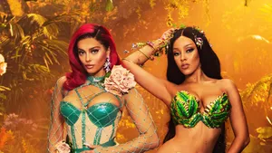 Bebe Rexha And Doja Cat Wallpaper