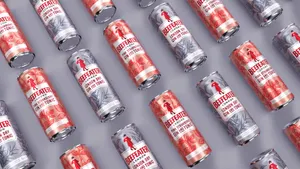 Beefeater Cans Arranged Wallpaper