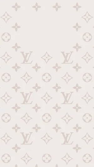 Beige Aesthetic Louis Vuitton Phone Wallpaper