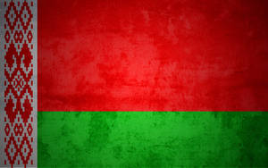 Belarus Country Flag Cut Wallpaper