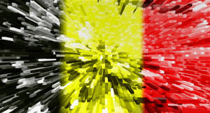 Belgium Flag Art Wallpaper