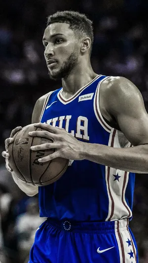 Ben Simmons Blue Highlight Shot Wallpaper
