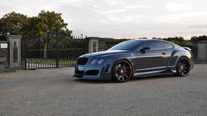 Bentley Continental Gt Black Mags Wallpaper